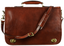 Load image into Gallery viewer, Leather Messenger Bag