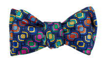 Load image into Gallery viewer, Geometric Multi-Color Bowtie