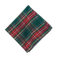 Load image into Gallery viewer, Green Tartan Table Linens