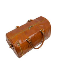 Load image into Gallery viewer, Leather Duffel Bag
