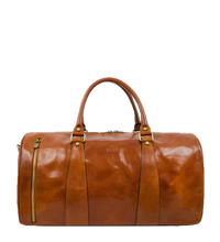 Load image into Gallery viewer, Leather Duffel Bag
