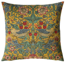 Load image into Gallery viewer, Strawberry Thieves Tapestry Pillow