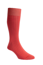 Load image into Gallery viewer, Men's Ribbed Solid Color Dress Sock