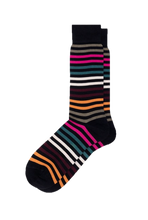 Load image into Gallery viewer, Multi-Stripe Men's Cotton Sock