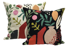 Load image into Gallery viewer, Matisse Cutout Crewel Embroidered Pillow

