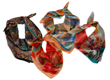 Load image into Gallery viewer, Square Silk Scarf