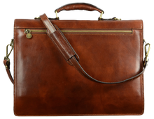 Load image into Gallery viewer, Leather Messenger Bag