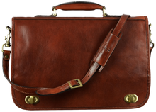 Load image into Gallery viewer, Leather Messenger Bag
