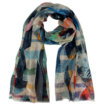 Load image into Gallery viewer, Printed Cotton/Modal Scarf
