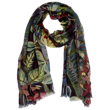Load image into Gallery viewer, Printed Wool/Silk Scarf
