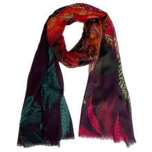 Load image into Gallery viewer, Printed Wool/Silk Scarf
