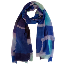 Load image into Gallery viewer, Printed Wool/Silk Scarf
