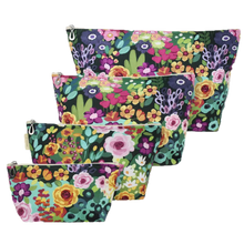 Load image into Gallery viewer, Cotton Print Makeup Bag
