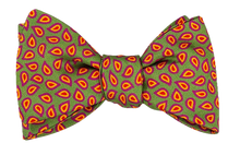 Load image into Gallery viewer, Mini Paisley Silk Bow Tie
