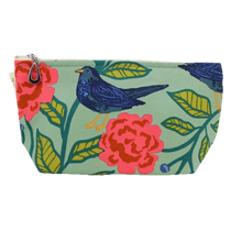 Load image into Gallery viewer, Cotton Print Makeup Bag
