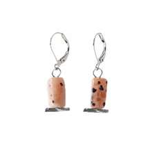 Load image into Gallery viewer, Two-Tone Asymmetric Necklace and Earring
