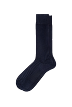 Load image into Gallery viewer, Men's Ribbed Solid Color Dress Sock
