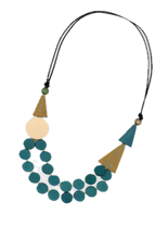 Load image into Gallery viewer, Multi-Strand Geometric Necklace
