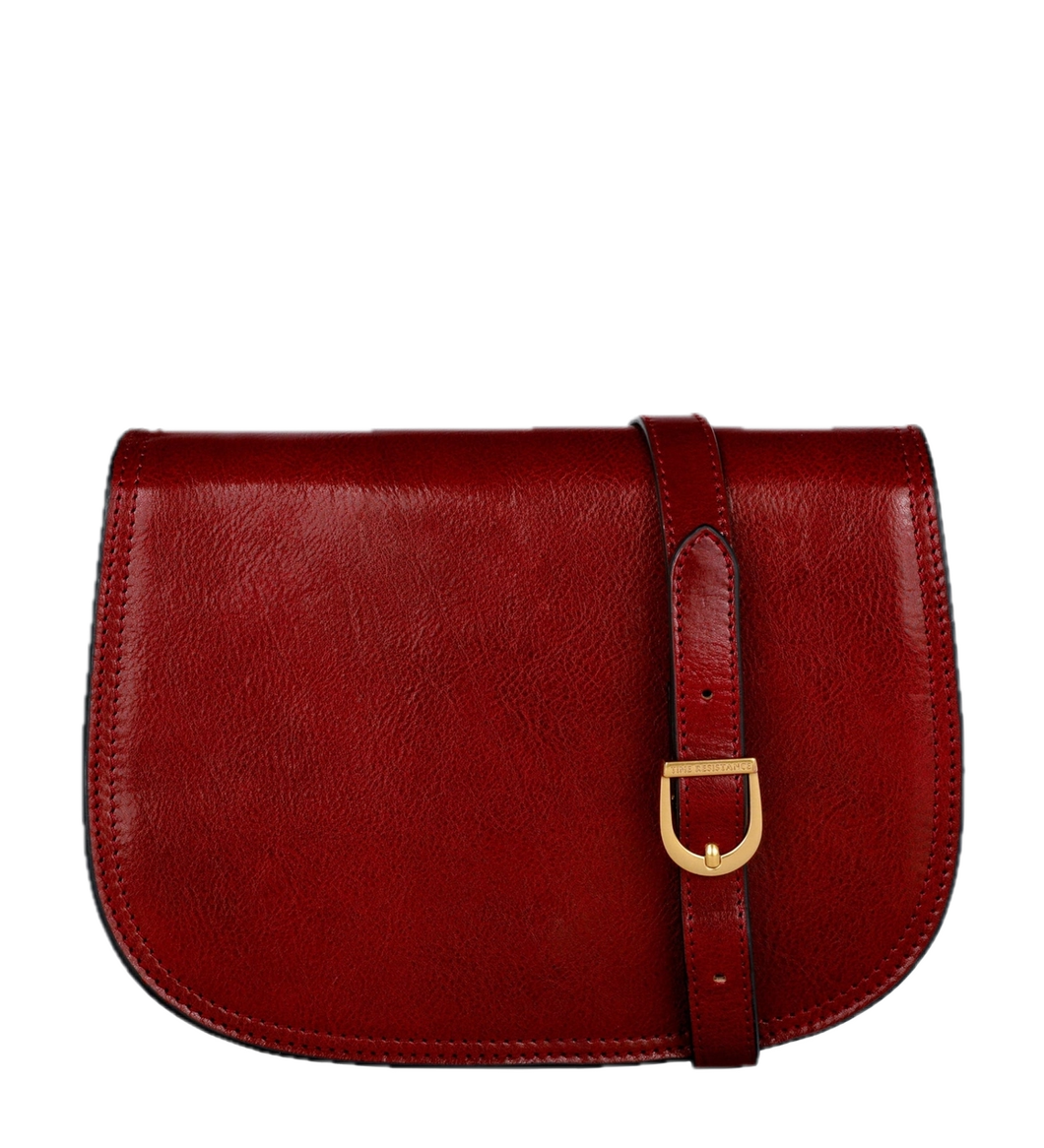 Full-Grain Leather Cross Body Bag