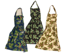 Load image into Gallery viewer, Cotton Canvas Holiday Aprons
