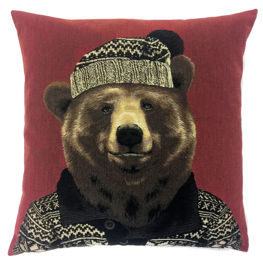 Fair Isle Friends Pillow
