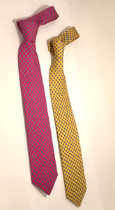 Extra-Long Printed Silk Necktie