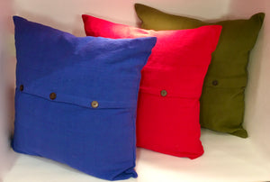 Delhi Homespun Cotton Pillow
