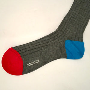 Heel and Toe Detail Cotton Socks