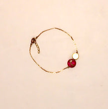 Load image into Gallery viewer, Brass and Stone Necklace, Earring and Bracelet
