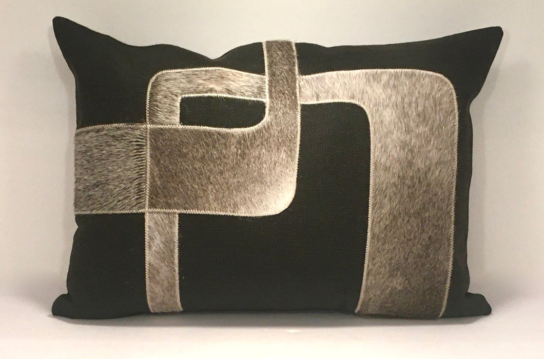 Hide Trimmed Pillow