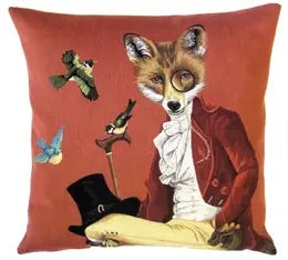 Frolicsome Fox Pillow